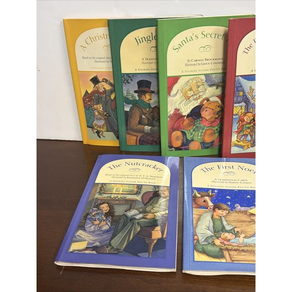 Vintage Christmas Stuffer Pop Up Books‎ Collection  Lot of 6 Dreamhouse 1995